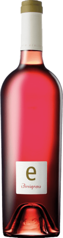 18,95 € Free Shipping | Rosé wine Binigrau E Rosado I.G.P. Vi de la Terra de Mallorca Majorca Spain Merlot, Mantonegro Bottle 75 cl