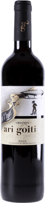 7,95 € Spedizione Gratuita | Vino Rosso Family Owned Ari Goitia Crianza — Invecchiato in Botte D.O.Ca. Rioja La Rioja Spagna Tempranillo, Garnacha — Grenache 75 cl