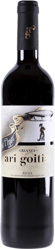 7,95 € Free Shipping | Red Wine Family Owned Ari Goitia Crianza — Aged D.O.Ca. Rioja The Rioja Spain Tempranillo, Garnacha — Grenache Bottle 75 cl