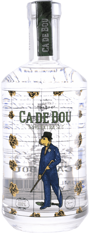 26,95 € Free Shipping | Aniseed Ca de Bou Dry Spain Bottle 70 cl