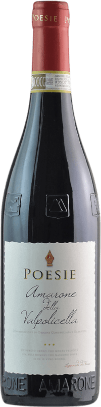 36,95 € Free Shipping | Red Wine Le Poesie D.O.C.G. Amarone della Valpolicella Italy Corvina, Rondinella, Molinara Bottle 75 cl