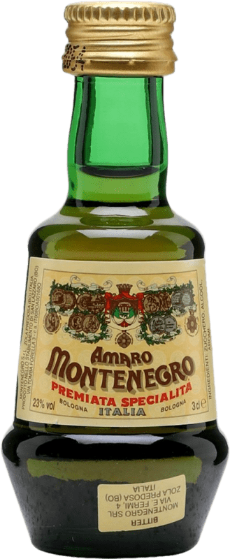 4,95 € Spedizione Gratuita | Liquori Amaro Montenegro Italia Bottiglietta Mignon 2 cl Amaro