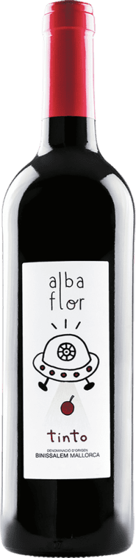 13,95 € 免费送货 | 红酒 Nadal Albaflor Tinto 年轻的 D.O. Binissalem 西班牙 Merlot, Syrah, Mantonegro, Cabernet 瓶子 75 cl