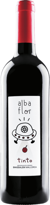9,95 € Envío gratis | Vino tinto Nadal Albaflor Tinto Joven D.O. Binissalem España Merlot, Syrah, Mantonegro, Cabernet Botella 75 cl