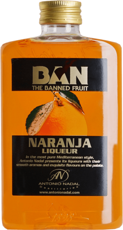 5,95 € 送料無料 | シュナップス Antonio Nadal BAN The Banned Fruit スペイン 小型フラスク 35 cl Naranja — オレンジ