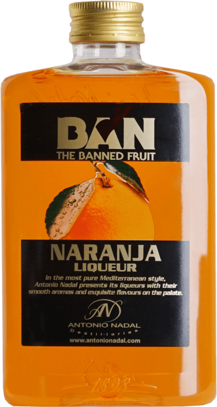 7,95 € Бесплатная доставка | Schnapp Antonio Nadal Ban Naranja Испания фляжка бутылка 35 cl