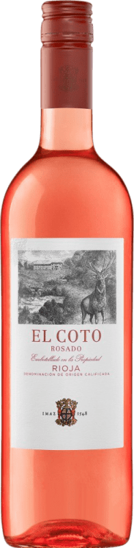 6,95 € 免费送货 | 桃红葡萄酒 Coto de Rioja D.O.Ca. Rioja 拉里奥哈 西班牙 Tempranillo — 丹魄, Garnacha — 歌海娜 75 cl 螺旋盖