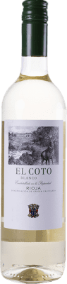 5,95 € Бесплатная доставка | Белое вино Coto de Rioja Blanco Tapón de Rosca D.O.Ca. Rioja Ла-Риоха Испания Viura, Verdejo, Sauvignon White бутылка 75 cl