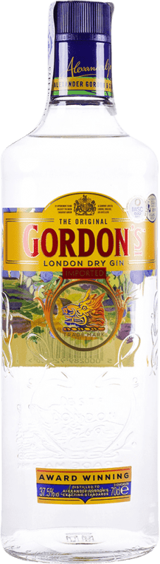 24,95 € Envoi gratuit | Genièvre Gin Gordon's Royaume-Uni Bouteille 1 L Sans Doseur