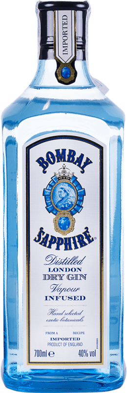 26,95 € Envío gratis | Ginebra Gin Bombay Sapphire Reino Unido 70 cl Sin Dosificador
