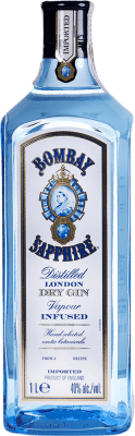 34,95 € Kostenloser Versand | Gin Bombay Sapphire sin Dosificador Großbritannien Flasche 1 L