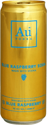 56,95 € 免费送货 | 盒装12个 饮料和搅拌机 Au Blue Raspberry 英国 铝罐 33 cl