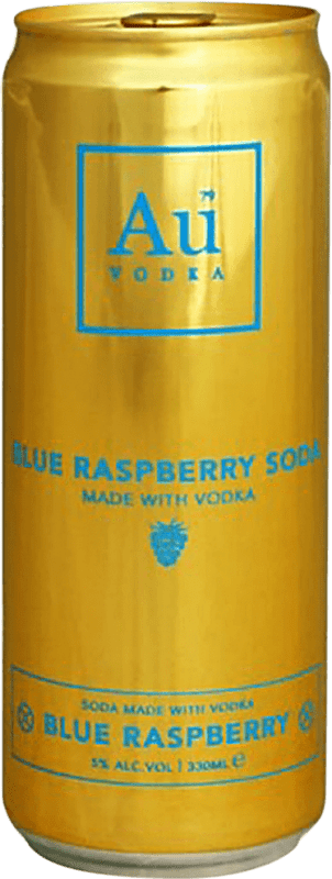 59,95 € 送料無料 | 12個入りボックス 飲み物とミキサー Au Blue Raspberry イギリス アルミ缶 33 cl