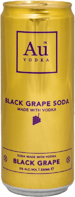 45,95 € Kostenloser Versand | 12 Einheiten Box Getränke und Mixer Au Black Grape Soda Großbritannien Alu-Dose 33 cl