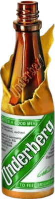 6,95 € Бесплатная доставка | Коробка из 3 единиц Травяной ликер Underberg Германия миниатюрная бутылка 2 cl