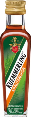 4,95 € 免费送货 | 盒装3个 利口酒 Kümmerling Naranja 德国 微型瓶 2 cl