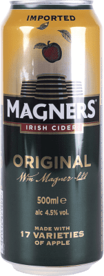 59,95 € Envío gratis | Caja de 24 unidades Sidra Magners Irlanda Lata 50 cl