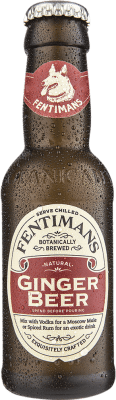 56,95 € 送料無料 | 24個入りボックス 飲み物とミキサー Fentimans Ginger Beer イギリス 小型ボトル 20 cl