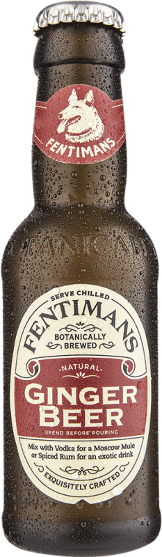 46,95 € Envío gratis | Caja de 24 unidades Refrescos Fentimans Reino Unido Botellín 20 cl Ginger Beer