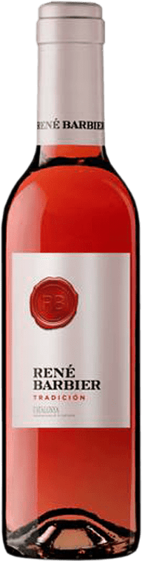 97,95 € Envío gratis | Caja de 24 unidades Vino Rosado René Barbier D.O. Catalunya Cataluña España Tempranillo, Garnacha, Cariñena Media Botella 37 cl