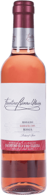 118,95 € Envio grátis | Caixa de 24 unidades Vinho Rosé Faustino Rivero D.O.Ca. Rioja La Rioja Espanha Garnacha — Grenache Meia Garrafa 37 cl