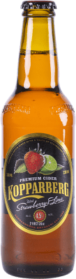 66,95 € 送料無料 | 24個入りボックス サイダー Kopparberg Fresa Lima スウェーデン 3分の1リットルのボトル 33 cl