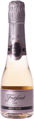 129,95 € Free Shipping | 24 units box Rosé sparkling Freixenet Mini Rosé Brut D.O. Cava Spain Grenache Tintorera, Trepat Small Bottle 20 cl