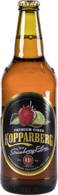 63,95 € 免费送货 | 盒装15个 苹果酒 Kopparberg Fresa Lima 瑞典 瓶子 Medium 50 cl