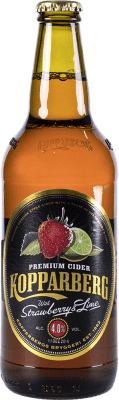 61,95 € Spedizione Gratuita | Scatola da 15 unità Sidro Kopparberg Fresa Lima Svezia Bottiglia Medium 50 cl