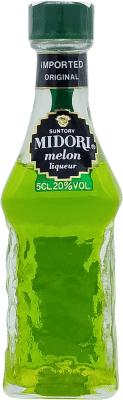 18,95 € 送料無料 | 12個入りボックス リキュール Suntory Midori 日本 ミニチュアボトル 5 cl Melón — メロン