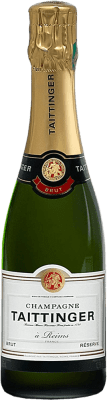 578,95 € Spedizione Gratuita | Scatola da 12 unità Spumante Bianco Taittinger Brut Riserva A.O.C. Champagne champagne Francia Pinot Nero, Chardonnay, Pinot Meunier Mezza Bottiglia 37 cl