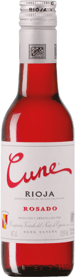 68,95 € Kostenloser Versand | 12 Einheiten Box Rosé-Wein Norte de España - CVNE Cune Rosado D.O.Ca. Rioja La Rioja Spanien Tempranillo Halbe Flasche 37 cl