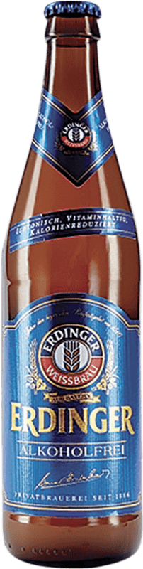 36,95 € Free Shipping | 12 units box Beer Erdinger Germany Medium Bottle 50 cl Alcohol-Free