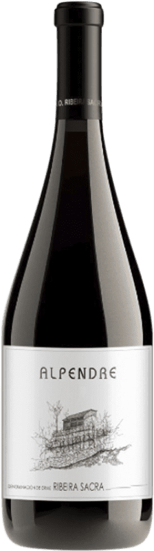 49,95 € Free Shipping | Red wine Ronsel do Sil Alpendre D.O. Ribeira Sacra Spain Merenzao Bottle 75 cl