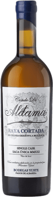 137,95 € Kostenloser Versand | Verstärkter Wein Yuste Raya Cortada Conde de Aldama D.O. Jerez-Xérès-Sherry Sanlúcar de Barrameda Spanien Palomino Fino Medium Flasche 50 cl
