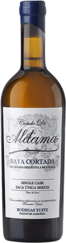 137,95 € 送料無料 | 酒精強化ワイン Yuste Raya Cortada Conde de Aldama D.O. Jerez-Xérès-Sherry Sanlúcar de Barrameda スペイン Palomino Fino ミディアムボトル 50 cl