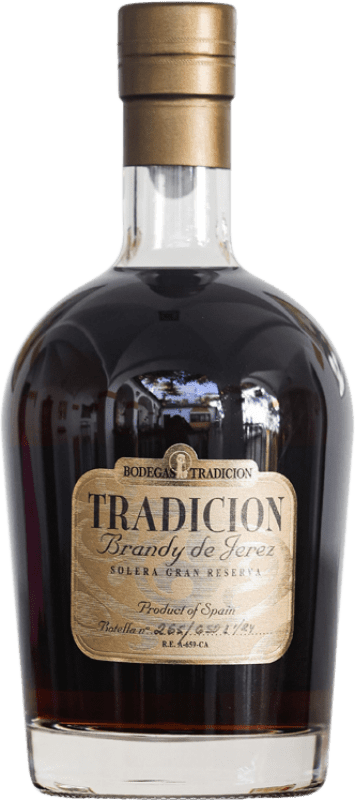 109,95 € Free Shipping | Brandy Tradición Solera Grand Reserve — Long Barrel-Aged D.O. Jerez-Xérès-Sherry Spain Bottle 70 cl