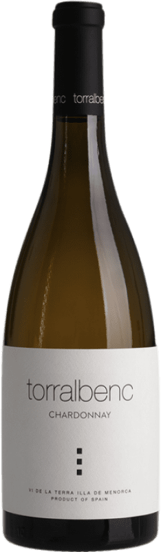 41,95 € Spedizione Gratuita | Vino Bianco Torralbenc I.G.P. Vi de la Terra de Illa de Menorca Spagna Chardonnay 75 cl