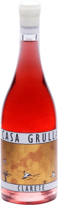 14,95 € Envío gratis | Vino rosado Casa Grulla Clarete D.O. Cigales España Tempranillo, Garnacha, Albillo Botella 75 cl