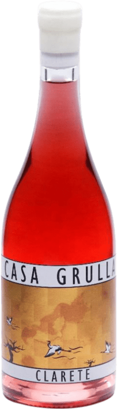 14,95 € Envío gratis | Vino rosado Casa Grulla Clarete D.O. Cigales España Tempranillo, Garnacha, Albillo Botella 75 cl