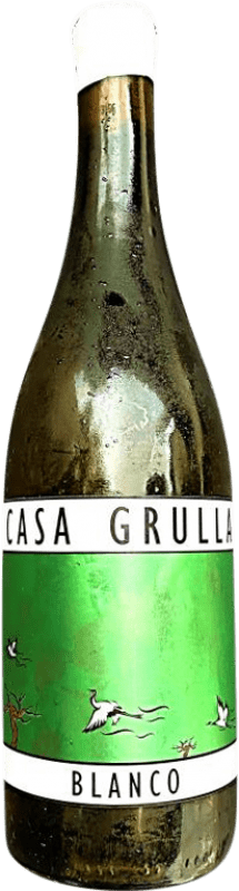 16,95 € Envío gratis | Vino blanco Casa Grulla Blanco España Godello, Albariño Botella 75 cl