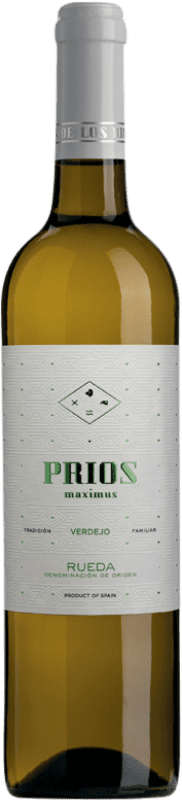 6,95 € 免费送货 | 白酒 Ríos Prieto Prius D.O. Rueda 西班牙 Verdejo 瓶子 75 cl