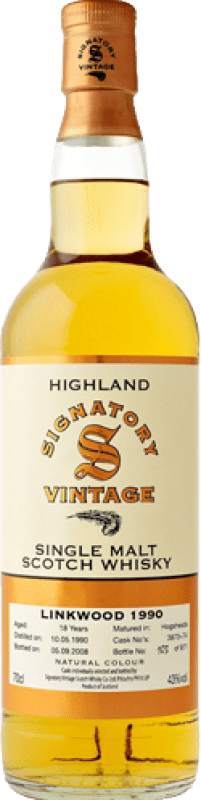 51,95 € Envoi gratuit | Whisky Single Malt Signatory Vintage At Linkwood 1990 Royaume-Uni 70 cl