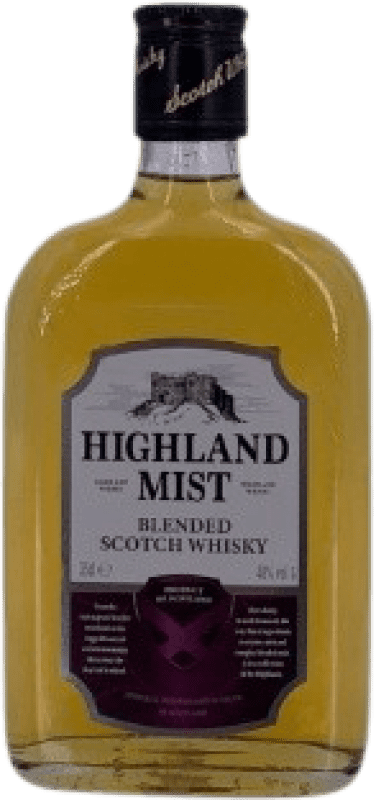 7,95 € Free Shipping | Whisky Blended Highland Mist Scotland United Kingdom Hip Flask Bottle 35 cl