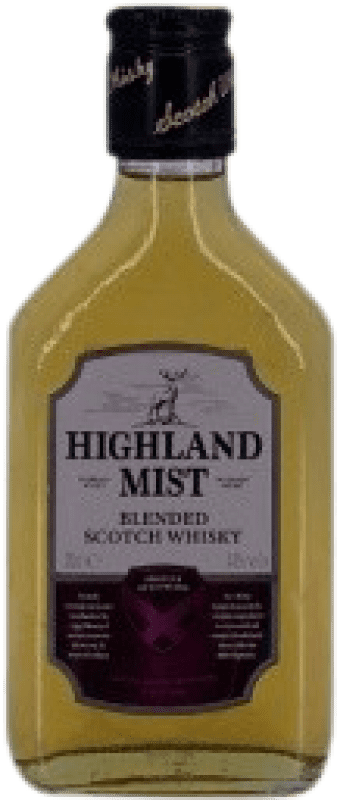 5,95 € Kostenloser Versand | Blended Whisky Highland Mist Schottland Großbritannien Kleiner Flachmann 20 cl
