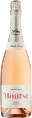 9,95 € Spedizione Gratuita | Spumante rosato Covides Montse Brut D.O. Cava Catalogna Spagna Pinot Nero Bottiglia 75 cl