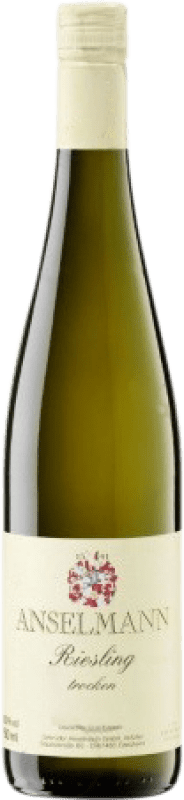 12,95 € Envio grátis | Vinho branco Anselmann Seco Jovem Q.b.A. Pfälz Pfälz Alemanha Riesling Garrafa 75 cl