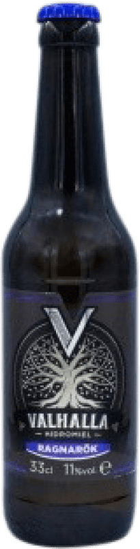6,95 € 免费送货 | 草本利口酒 Valhalla Ragnarok 西班牙 三分之一升瓶 33 cl Hidromiel — 蜂蜜酒