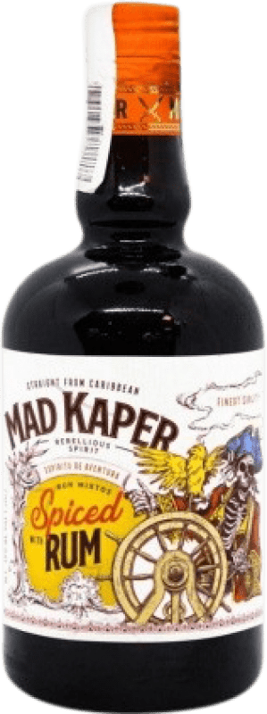 18,95 € 免费送货 | 朗姆酒 Mad Kaper Spiced 比利时 瓶子 70 cl