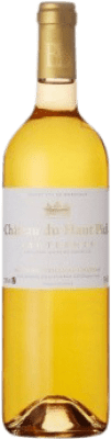 16,95 € Бесплатная доставка | Крепленое вино Château Bastor-Lamontagne Château du Haut Pick A.O.C. Sauternes Бордо Франция Половина бутылки 37 cl